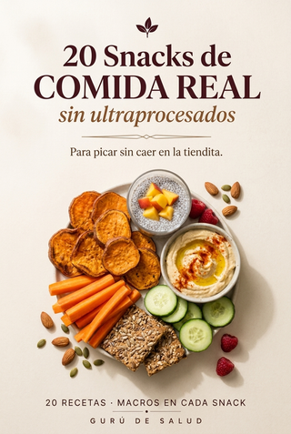 20 Snacks Sin Ultraprocesados