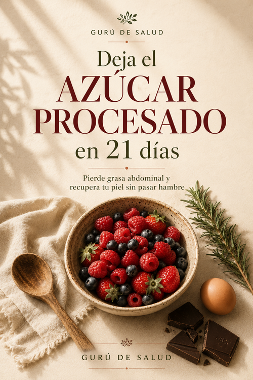 Portada Deja el Azúcar Procesado en 21 Días — Gurú de Salud