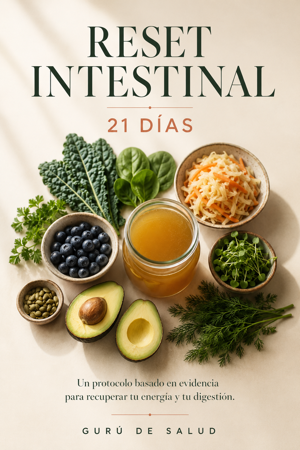Portada Reset Intestinal en 21 Días — Gurú de Salud
