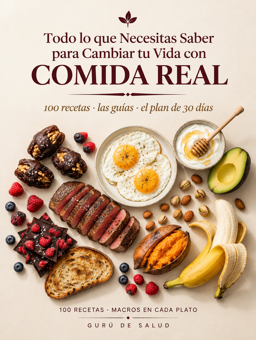 Todo lo que Necesitas Saber para Cambiar tu Vida con Comida Real